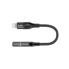 Rixus RXMU36L Lightning auf Audio Adapter Buchse 10cm