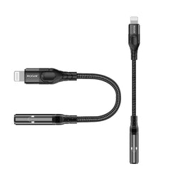 Rixus RXMU36L Lightning auf Audio Adapter Buchse 10cm