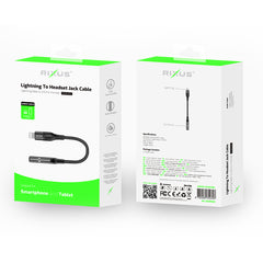Rixus RXMU36C USB-C auf Audio-Adapter Buchse 10cm