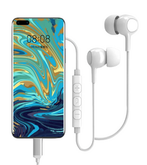 Rixus RXHD56CW USB C kabelgebundener Ohrhörer Typ Kopfhörer mit Mikrofon