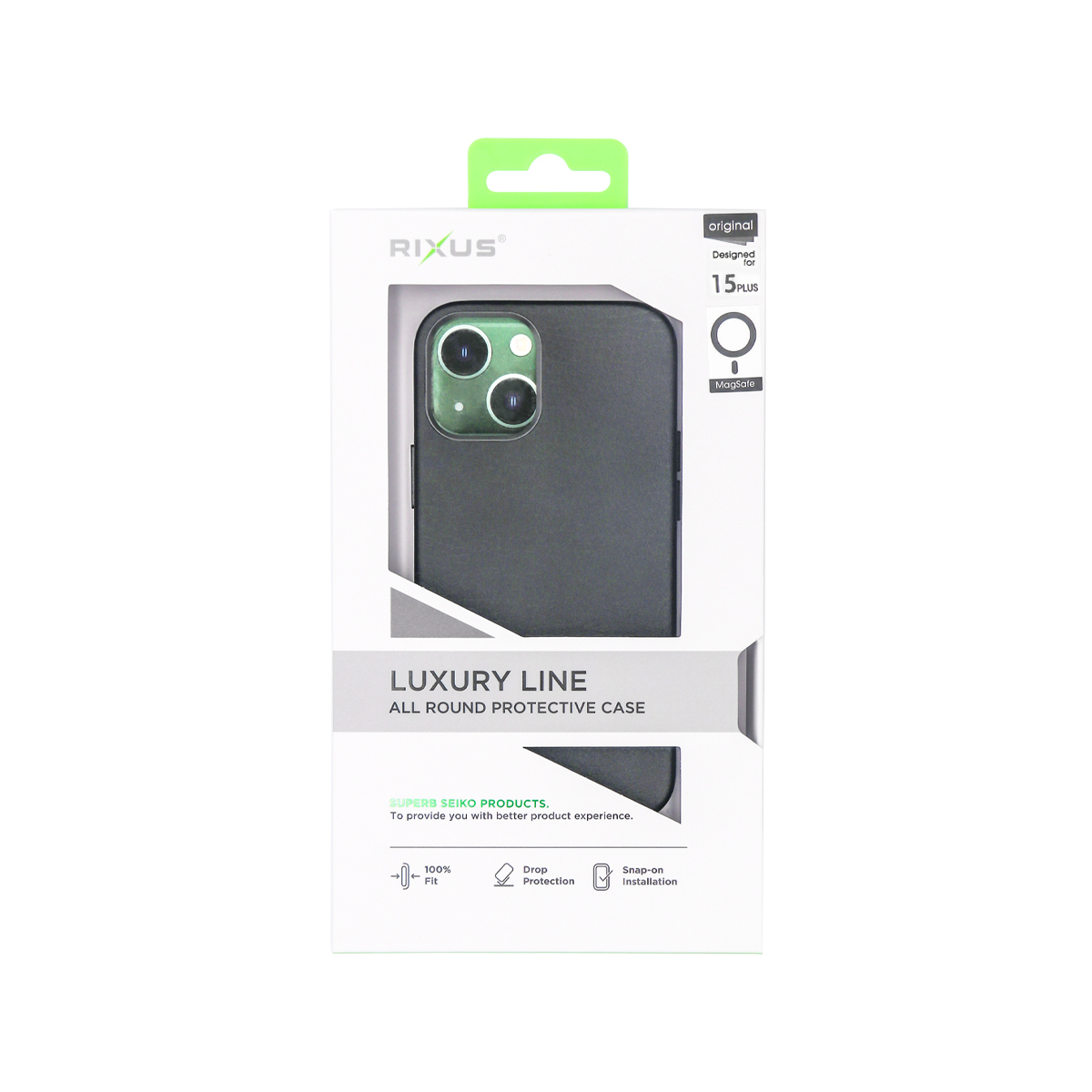 Rixus For iPhone 15 Plus Classic 02 Case With MagSafe