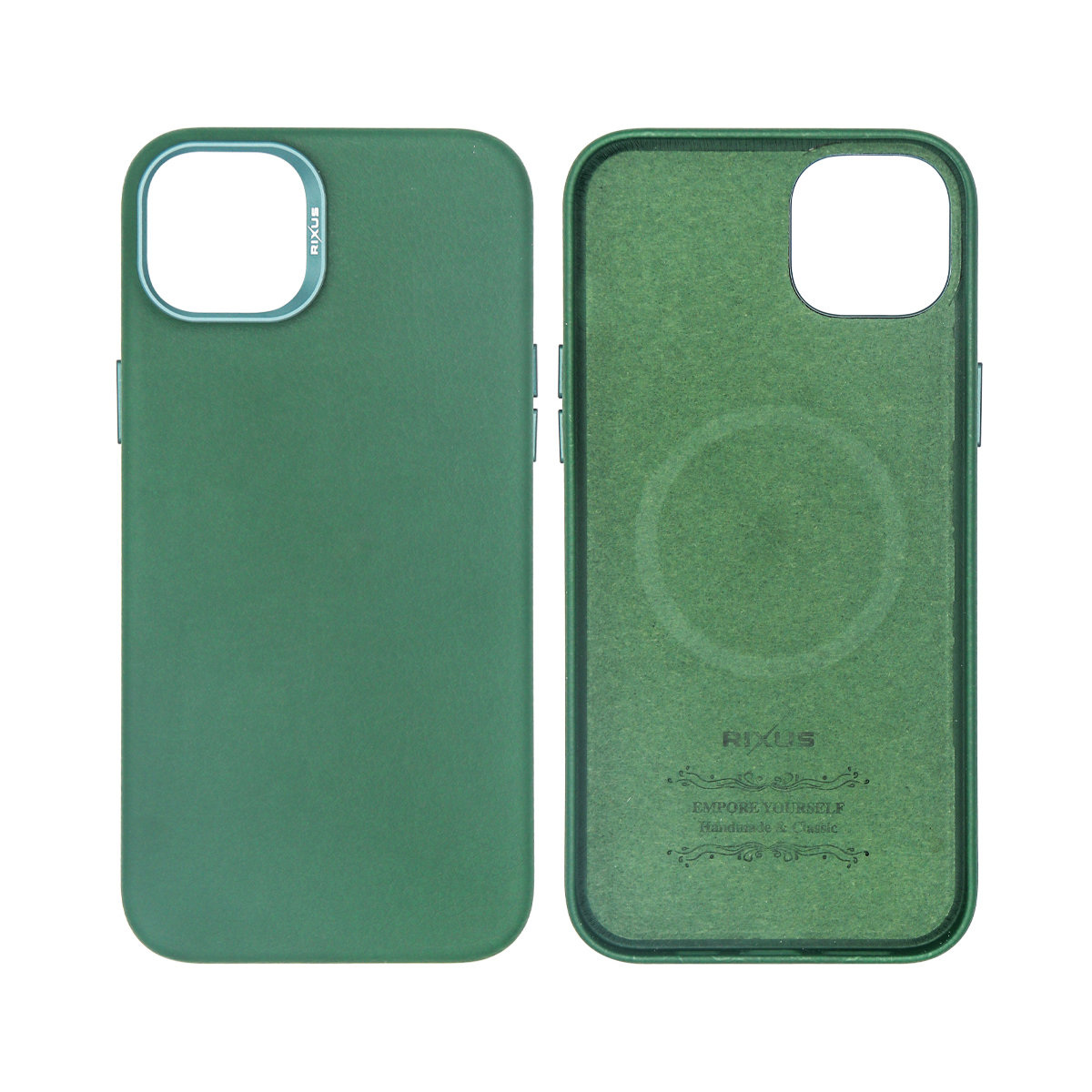Rixus For iPhone 15 Plus Classic 02 Case With MagSafe