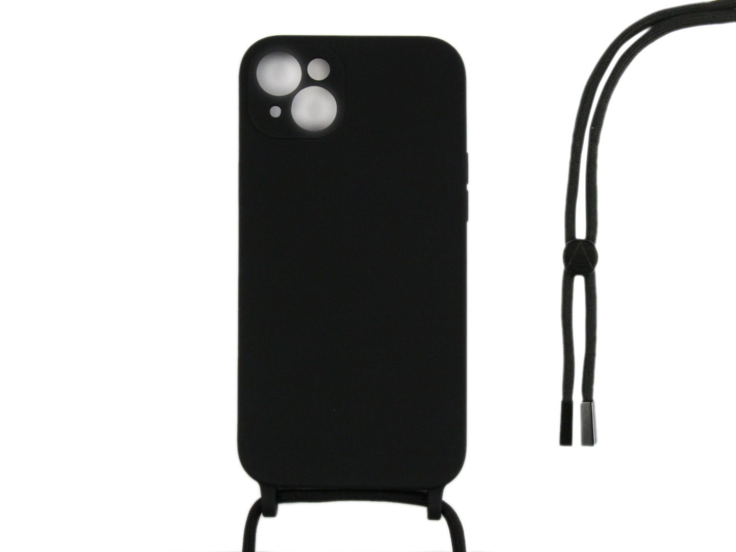 Rixus For iPhone 14 TPU Necklace Cord Cover