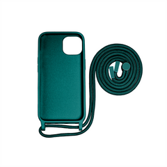 Rixus For iPhone 14 TPU Necklace Cord Cover