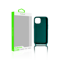 Rixus For iPhone 14 TPU Necklace Cord Cover