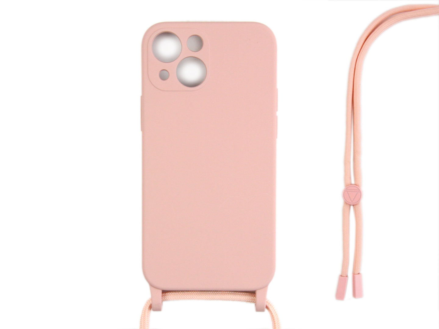 Rixus For iPhone 14 TPU Necklace Cord Cover