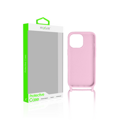 Rixus For iPhone 14 TPU Necklace Cord Cover