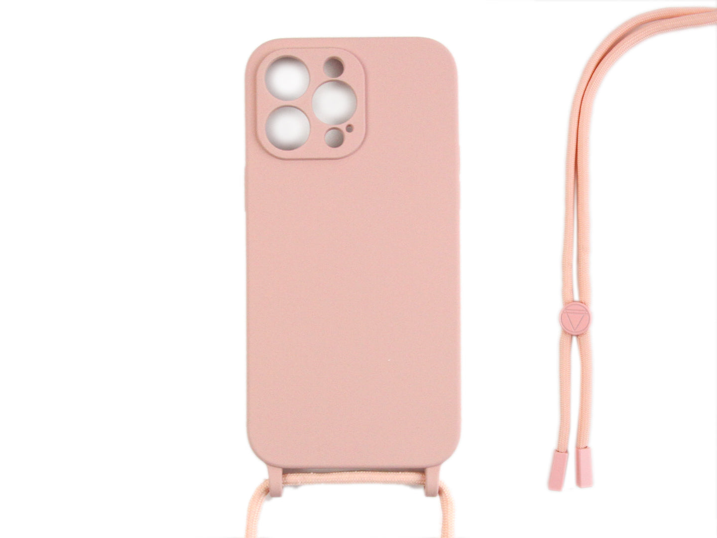 Rixus For iPhone 14 Pro Max TPU Necklace Cord Cover
