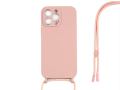 Rixus For iPhone 14 Pro Max TPU Necklace Cord Cover