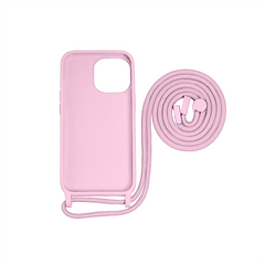 Rixus For iPhone 14 Pro Max TPU Necklace Cord Cover