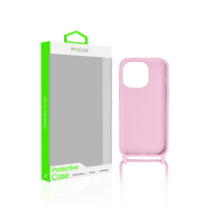 Rixus For iPhone 14 Pro Max TPU Necklace Cord Cover