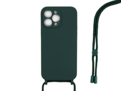 Rixus For iPhone 14 Pro Max TPU Necklace Cord Cover