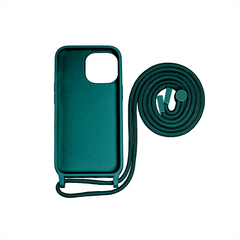 Rixus For iPhone 14 Pro Max TPU Necklace Cord Cover