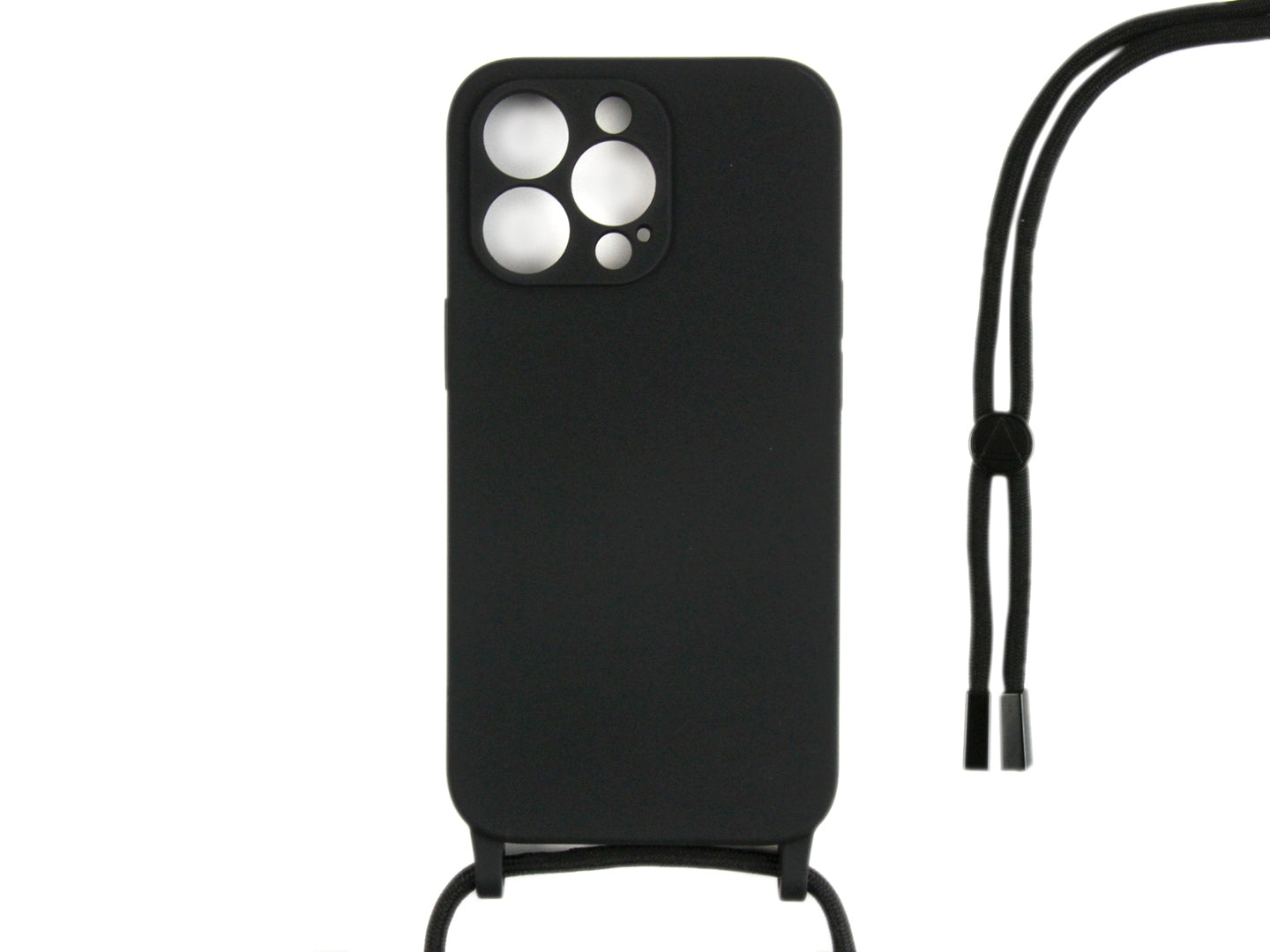 Rixus For iPhone 14 Pro Max TPU Necklace Cord Cover