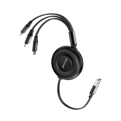 Rixus RXUC25 Multi-Ladekabel 3-in-1 einziehbar schnellladefähig