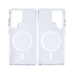 Rixus für Samsung Galaxy S24 Ultra 5G S928B Crystal Anti-Schock TPU mit MagSafe