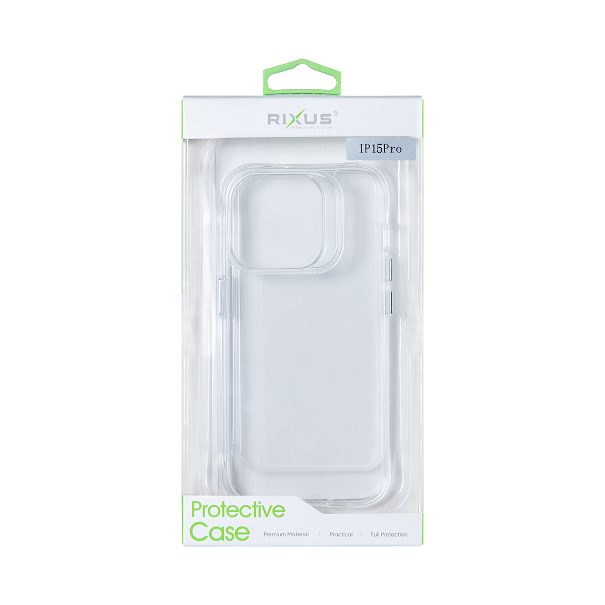Rixus For iPhone 15 Pro Crystal Anti-shock TPU