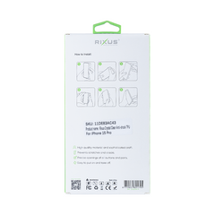 Rixus For iPhone 15 Pro Crystal Anti-shock TPU