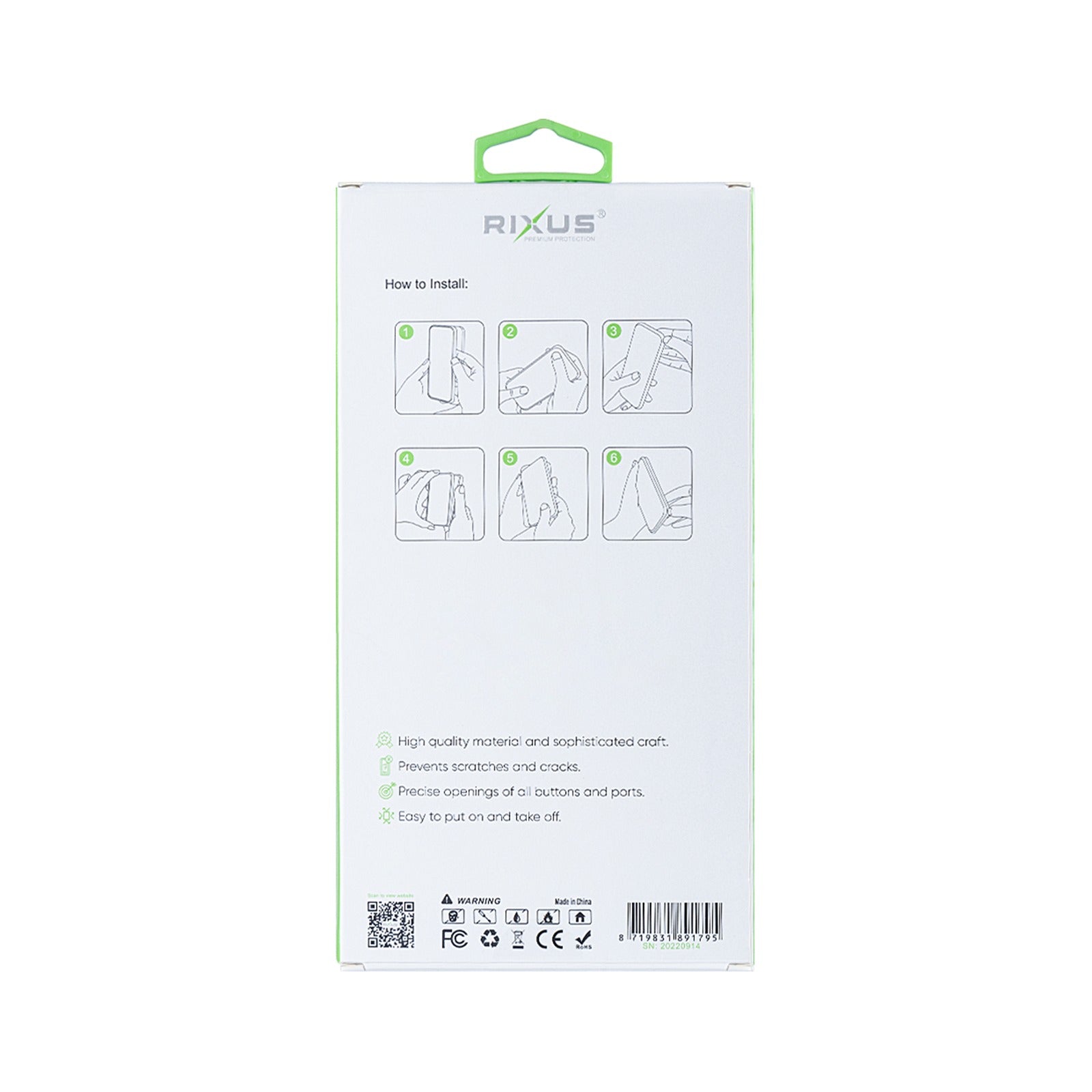 Rixus Anti-Burst Case For Samsung Galaxy S21 FE 5G G990B