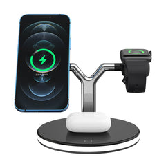 Rixus RXWC40 3-in-1 kabellose Ladestation für iPhone 12 Familie