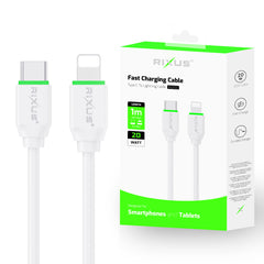 Rixus RX2022 Daten-Sync- und Schnellladekabel USB-C auf Lightning