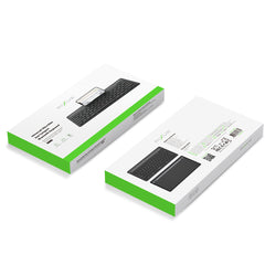 Rixus RXWK01 Universelle, ultraschlanke und kompakte Bluetooth-Tastatur