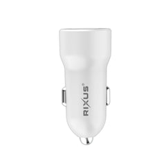 Rixus RXCC16 Superschnelles Auto-Ladegerät Dual-Port (PD+QC 3.0)