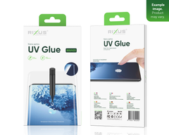 Rixus für Samsung S21 Plus 5G G996B UV Kleber Flüssigglas