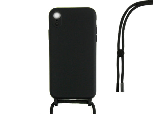 Rixus For iPhone XR TPU Necklace Cord Cover