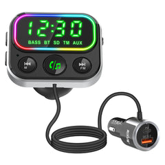 Rixus RXBT55 2-in-1 Bluetooth FM Transmitter und Kfz-Adapter