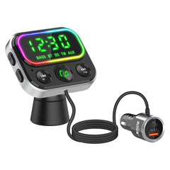 Rixus RXBT55 2-in-1 Bluetooth FM Transmitter und Kfz-Adapter