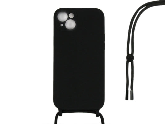 Rixus TPU Necklace Cord Cover For Apple iPhone 15 Plus