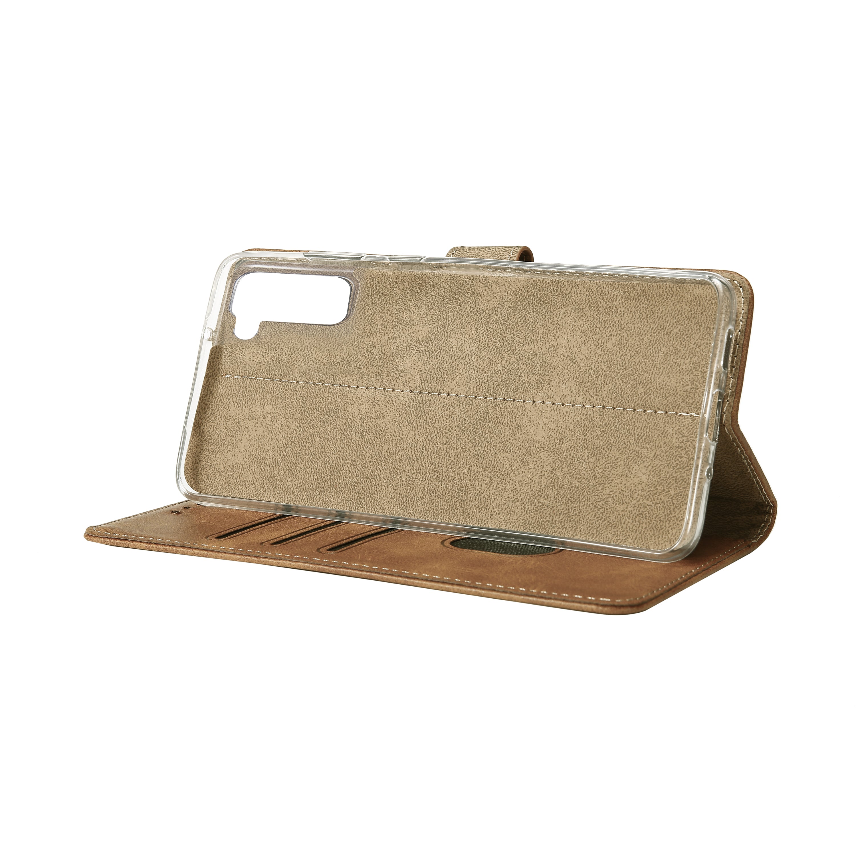 Rixus Bookcase For Samsung Galaxy S21 G991B