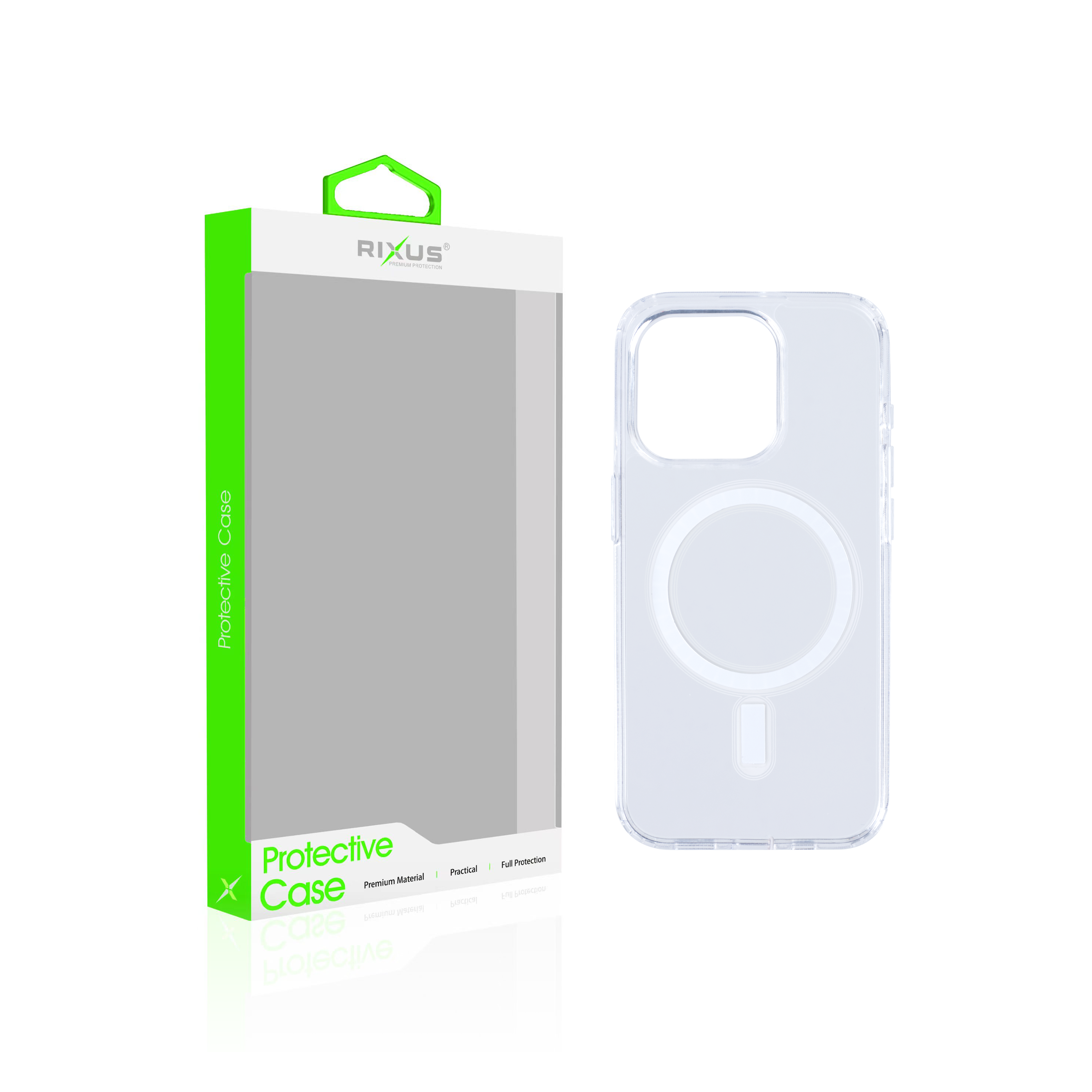 Rixus For iPhone 15 Pro Magnetic Case