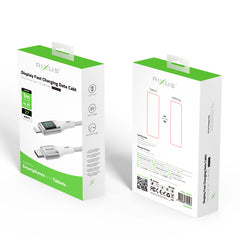Rixus RXUC29L geflochtenes USB-C-auf-Lightning-Kabel mit LED-Anzeige