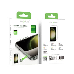 Rixus HD Full Curved Edge Gehärtetes Glas für Samsung Galaxy A05 A055F