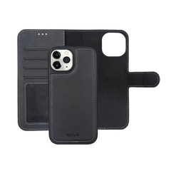 Rixus für iPhone 11 Pro Max Duo magnetisches abnehmbares Portemonnaie