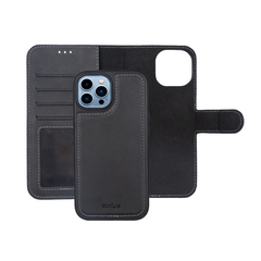 Rixus For iPhone 13 Pro Max Duo Magnetic Detachable Wallet