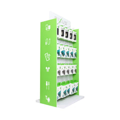 Rixus RXDP03 Double Sided Modular Display Stand (Self-Assembly)