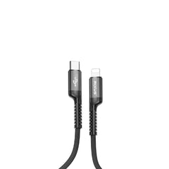 Rixus RXUC17L einziehbares Federkabel Typ-C auf Lightning
