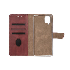 Rixus Bookcase For Samsung Galaxy A12 A125F