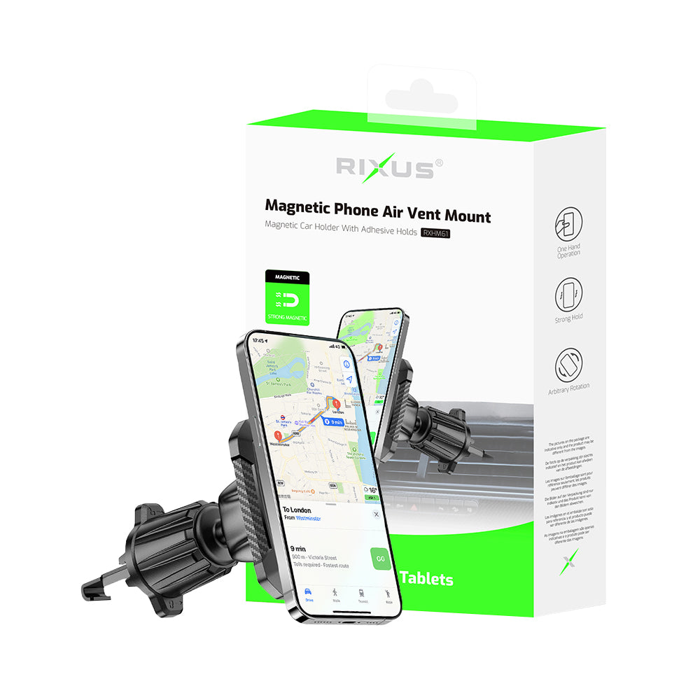 Rixus RXHM61 Rectangle Magnetic Car Mount