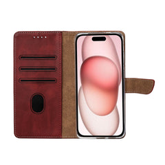 Rixus Bookcase For Apple iPhone 15