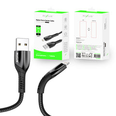 Rixus RXUC30AL Alloy USB To Lightning Data Cable Metal
