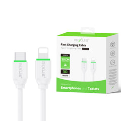 Rixus RXUC13L Schnellladekabel USB-C auf Lightning