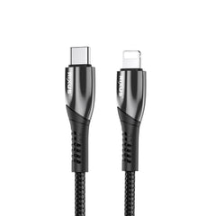 Rixus RXUC37L USB-C auf Lightning Schnellladekabel Nylon
