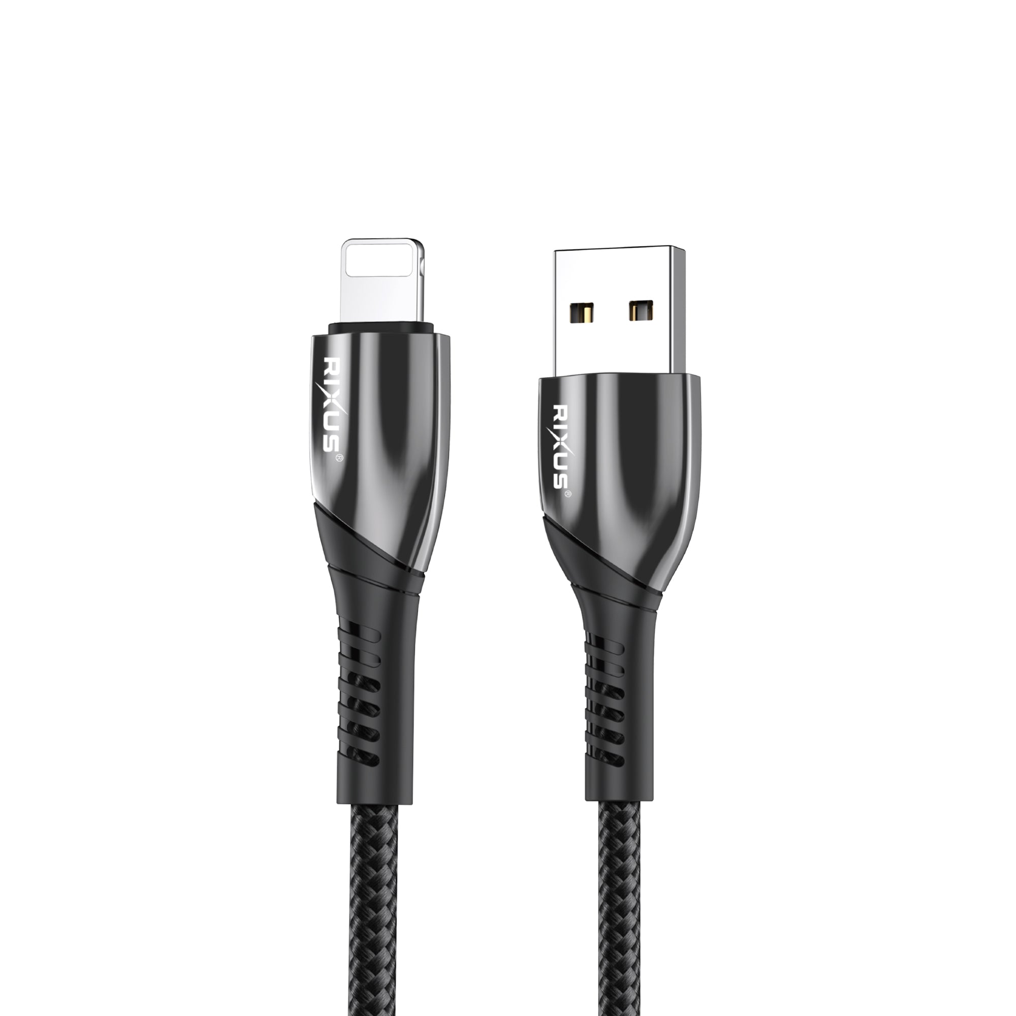Rixus RXUC38AL Charging Cable USB-A To Lightning Nylon