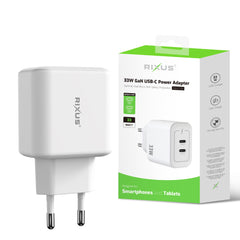 Rixus RXHC33D GaN Doppel-USB-C-Netzteil