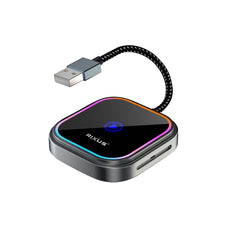 Rixus RXCP05 Kabelloser Carplay Adapter Metallisch