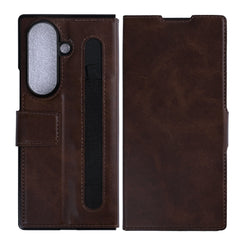 Rixus Wallet Case With Pen Holder For Samsung Galaxy Z Fold 7